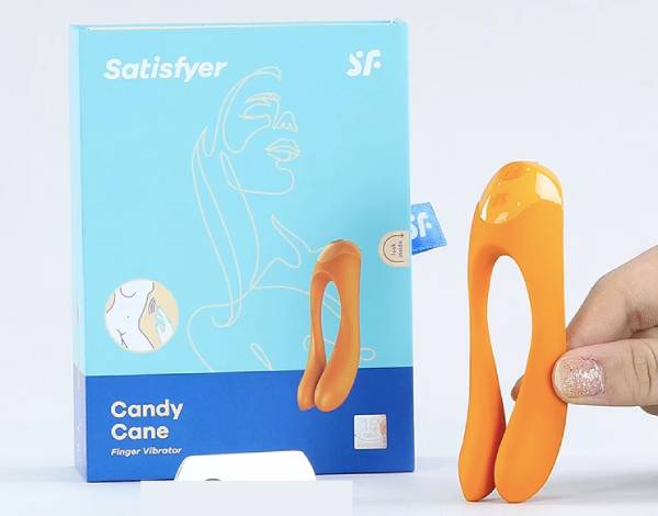 Satisfyer Candy Cane máy rung kích thích nhũ hoa cô bé sục