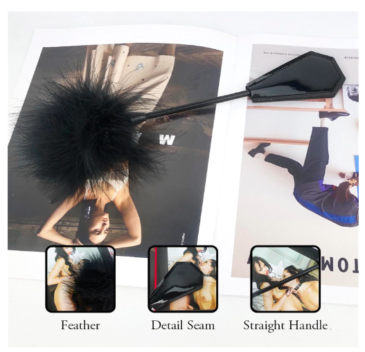 Bộ đồ bạo dâm 4 món BDSM kẹp vú chổi roi gậy phết mông quyến rũ kích thích