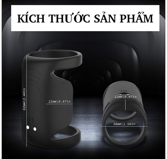 Vòng rung tăng khoái cảm SHD-S395 Royal kéo dài thời gian quan hệ