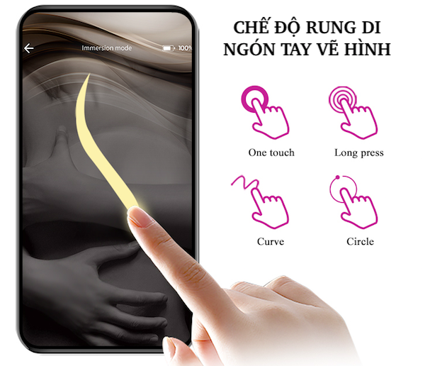 Trứng rung hồ lô Pretty Love Elvira điều khiển app tăng khoái cảm se khít âm đạo