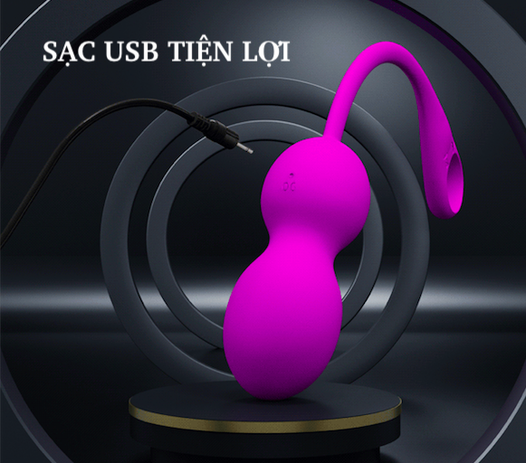 Trứng rung hồ lô Pretty Love Elvira điều khiển app tăng khoái cảm se khít âm đạo
