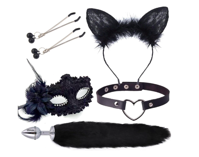 Bộ Cosplay Hồ Ly Đa Màu Siêu Cute Phong Cách BDSM Hot