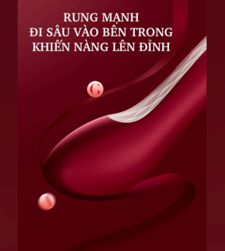Máy massage 2 đầu Svakom Hill, rung bú hút mạnh, giày cao gót