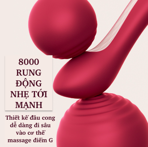 Máy massage 2 đầu Svakom Hill, rung bú hút mạnh, giày cao gót