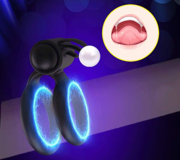 Vòng rung đôi S-Hande Crawler gai nổi tăng khoái cảm đôi