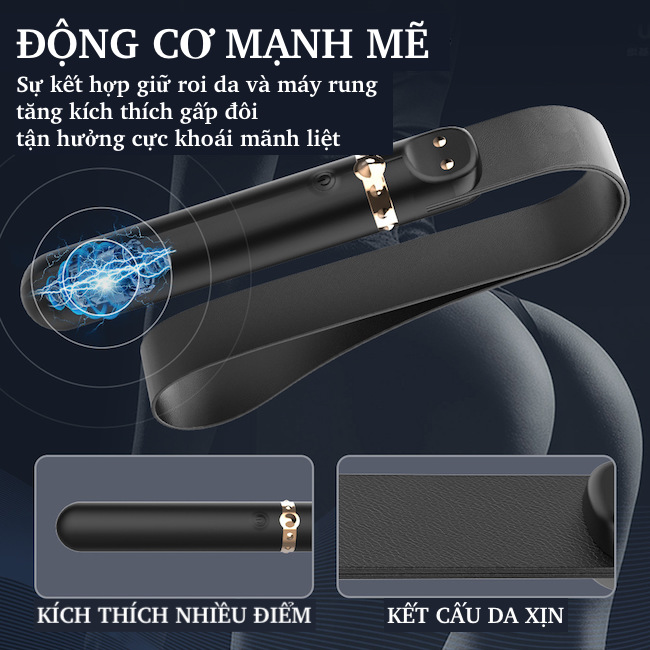 Máy massage S-Hande Whoohoo rung kết hợp roi da mềm