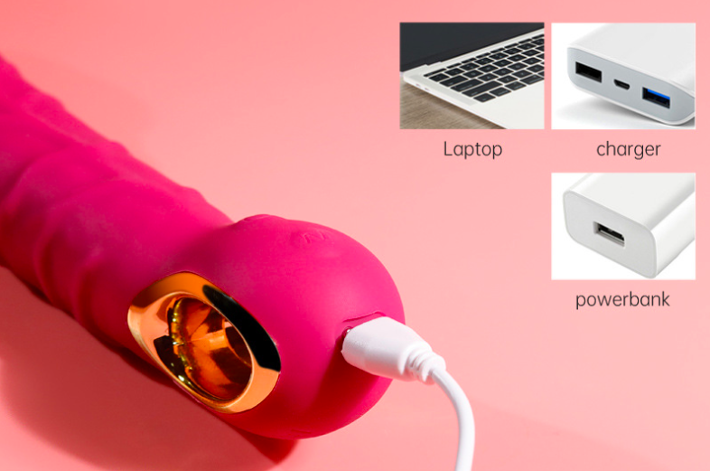 Jump-O dương vật giả rung 10 chế độ kích thích điểm G an toàn