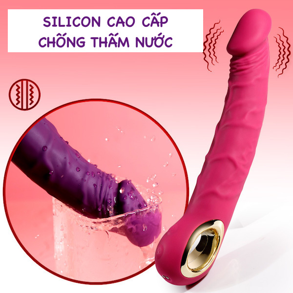 Dương vật giả Jump-O 10 chế độ rung massage điểm G nữ giới