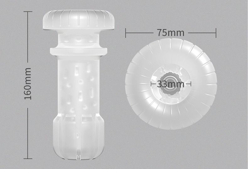 Âm đạo giả máy bay thương mại rung thụt toả nhiệt 10 chế độ cao cấp