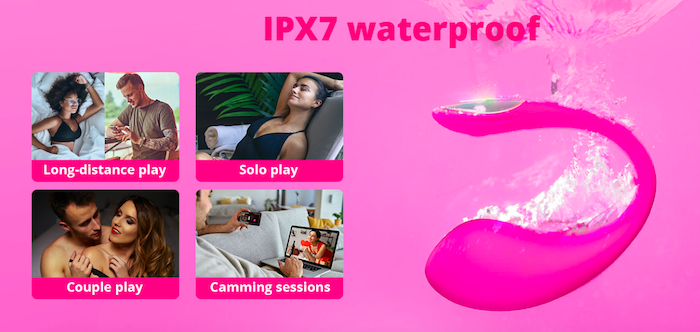 Lovense Lush 4 trứng rung không dây cao cấp điều khiển app tiện lợi