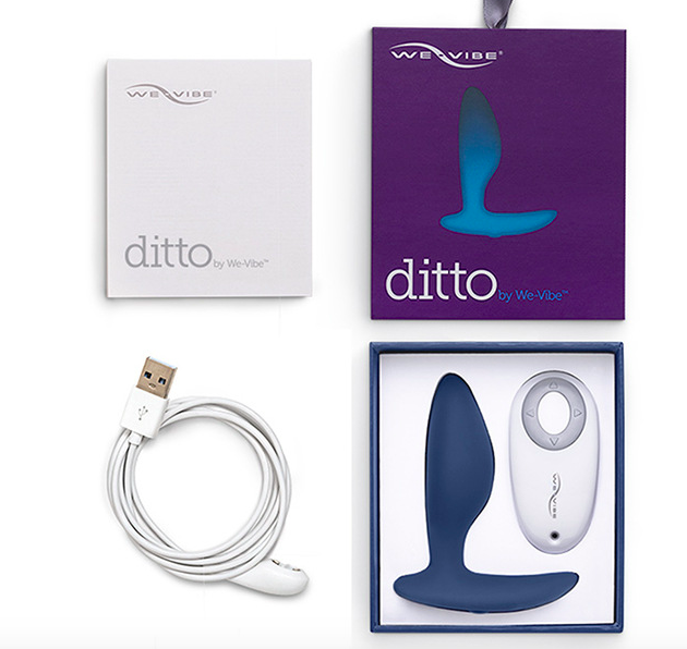 Phích cắm We-Vibe Ditto cao cấp, điều khiển app, remote tiện lợi