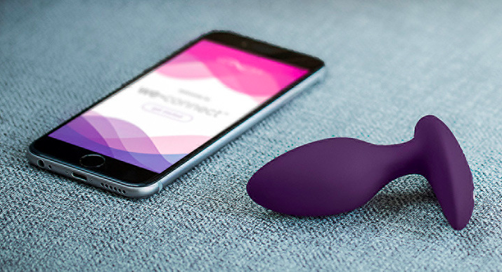 Phích cắm We-Vibe Ditto cao cấp, điều khiển app, remote tiện lợi