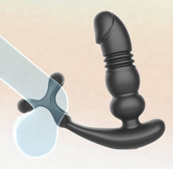 Phích cắm hậu môn Z-Shen rung thụt vòng đeo bìu tăng khoái cảm nam