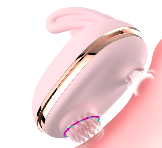 Máy massage lưỡi liếm Hee Tu Pulse Solo chất liệu silicone hồng kích thích cực đã