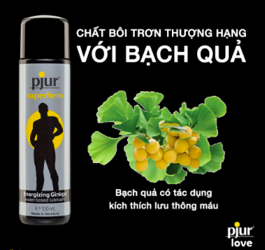 Kem bôi trơn Pjur Superhero 30ml tăng sinh lực Đức chuẩn
