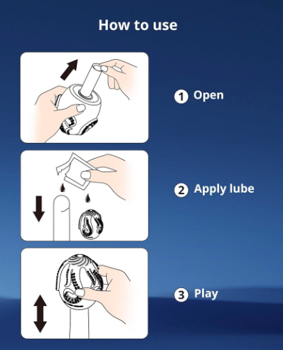 Âm đạo giả silicone Lovense Kraken nhỏ gọn mềm dẻo không rung