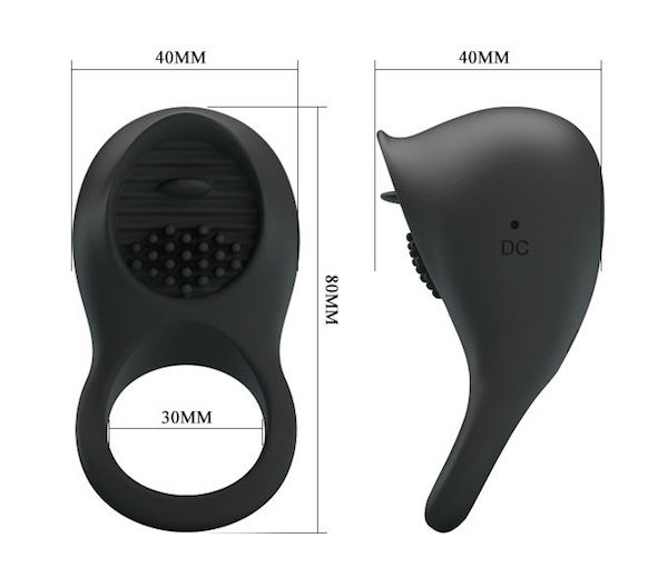 Vòng đeo dương vật Pretty Love Ring Shaking II có lưỡi liếm tăng khoái cảm