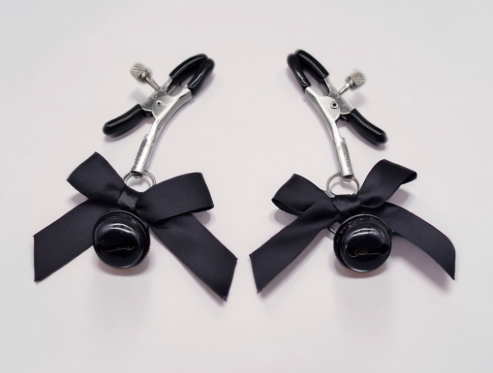 Bỏ sỉ Bộ kẹp vú có lục lạc đính nơ dễ thương giá sỉ