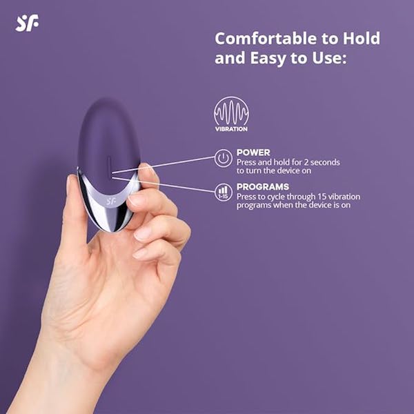 Máy rung thủ dâm Satisfyer Purple Pleasure massage âm vật hột le