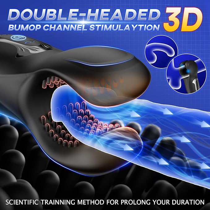 Máy thủ dâm cầm tay dạng kẹp massage luyện tập dương vật