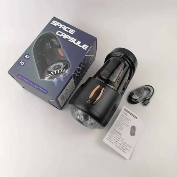 Máy thủ dâm tự động Space Capsule QiaRan rung thụt massage dương vật