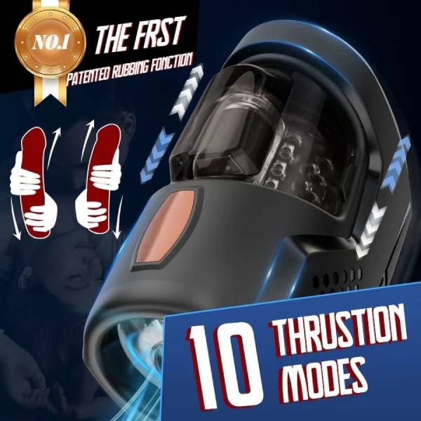 Máy thủ dâm tự động Space Capsule QiaRan rung thụt massage dương vật