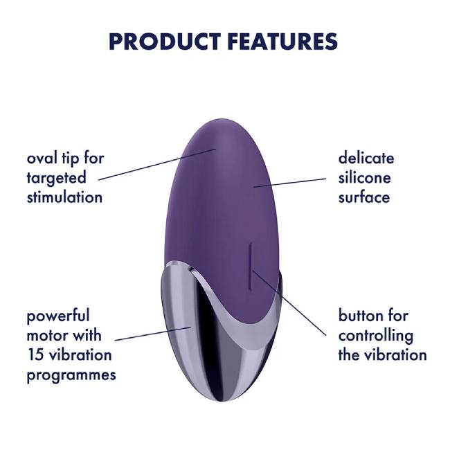Máy rung thủ dâm Satisfyer Purple Pleasure massage âm vật hột le