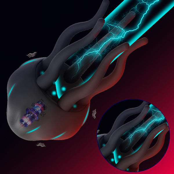 Máy massage hình bạch tuộc Little Jellyfish kích thích đầu dương vật