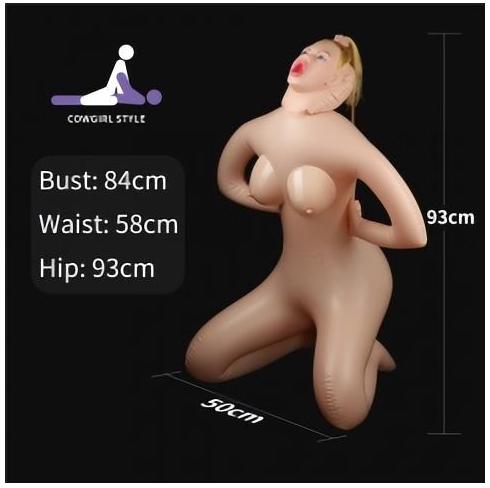 Búp Bê Bơm Hơi Lovetoy Cowgirl FaYola Cao Cấp Quan Hệ 3 Lỗ Nhiều Tư Thế