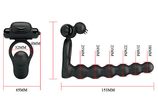Vòng đeo dương vật Pretty Love Hercules Penis III có rung
