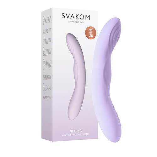 Máy massage điểm G Svakom Selena rung thụt điều khiển qua app điện thoại