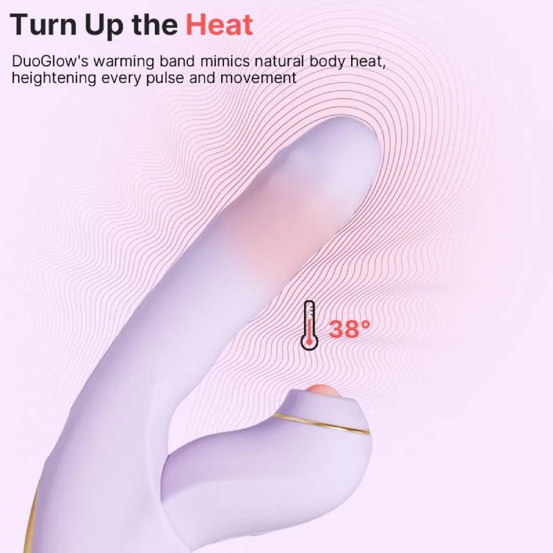 Dương vật giả Svakom DuoGlow điều khiển qua app massage điểm G và âm vật Dương vật giả Svakom DuoGlow điều khiển qua app massage điểm G và âm vật