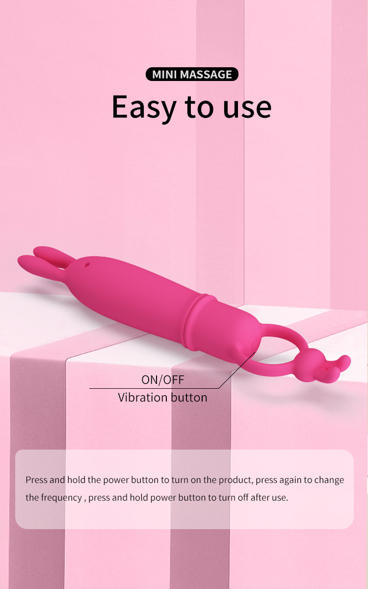 Trứng rung mini PrettyLove Delia nguỵ trang hình con thỏ