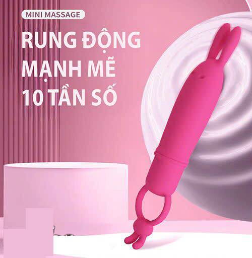 Trứng rung mini PrettyLove Delia nguỵ trang hình con thỏ