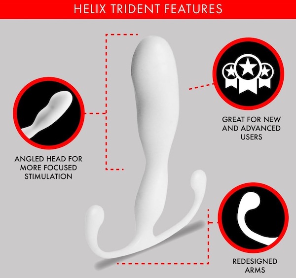 Aneros Helix Trident Dụng Cụ Massage Tuyến Tiền Liệt Cao Cấp Cho Nam