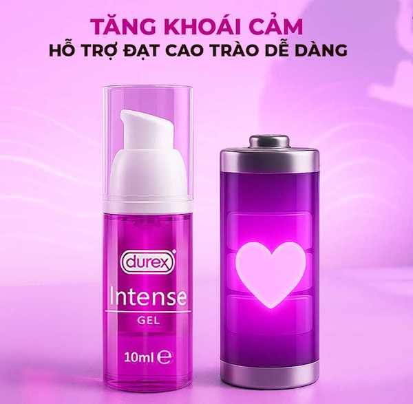 Gel bôi trơn kích thích và tăng khoái cảm nữ - Durex Intense Orgasmic - Chai 10ml