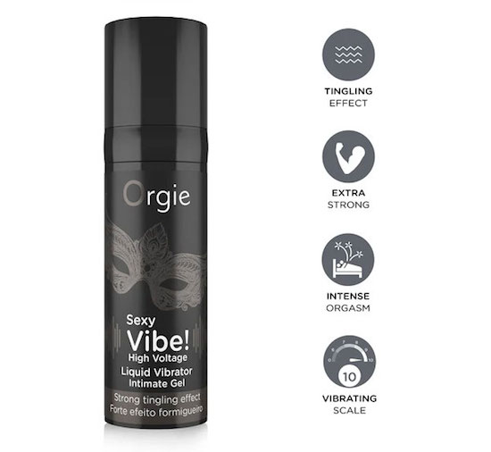 Gel Kích Thích Tăng Khoái Cảm Orgie Sexy Vibe High Voltage 15ml – Hiệu Ứng Rung Tê Mạnh Mẽ