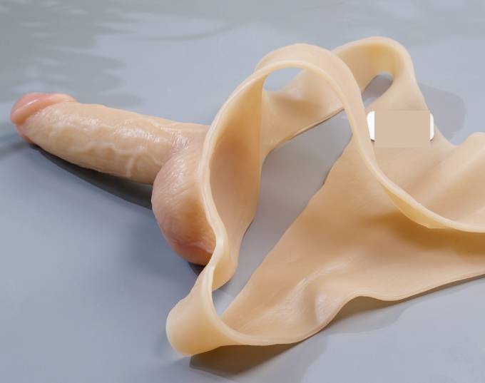 Dương vật giả đặc ruột Manmiao W39 cu giả dạng quần tam giác cho les