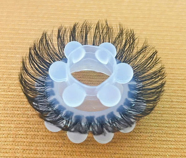 Vòng đeo mắt cừu 2 tầng tăng khoái cảm - Vòng lông ngựa gai silicon đeo dương vật