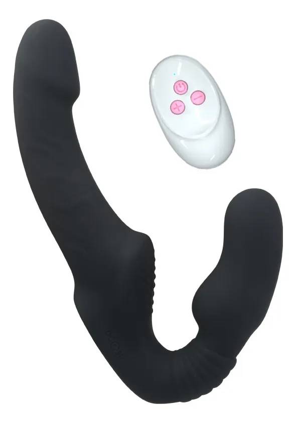 Dương Vật Giả 2 Đầu Điều Khiển Từ Xa Yunman Rung Mạnh Strap On Dildo Cho Les