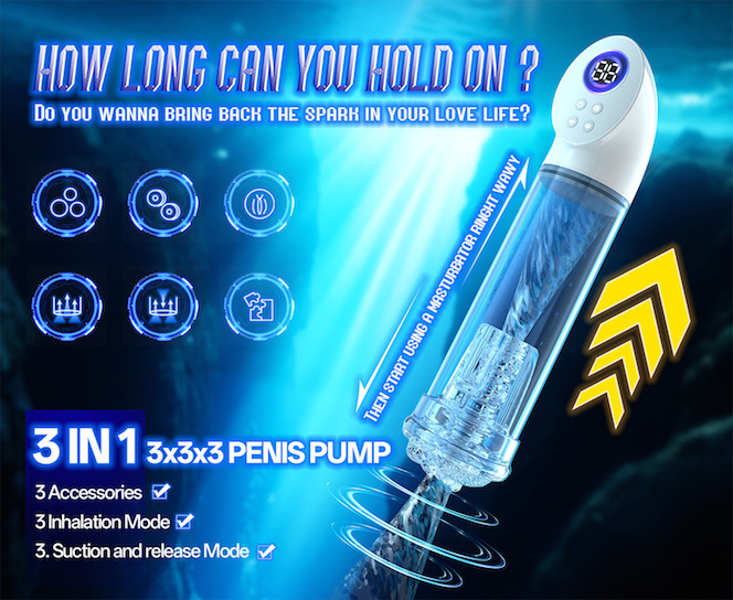 Máy tập dương vật kết hợp thủ dâm Shelly Play Pump Up