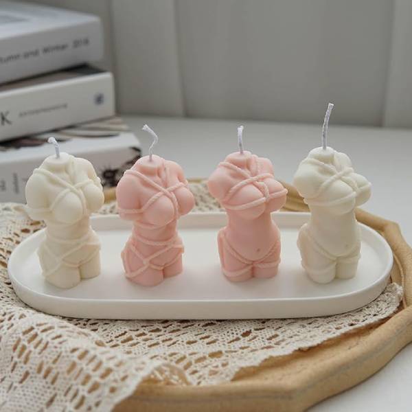 Nến tình dục hình body cô gái đèn cầy bạo dâm BDSM Nến tình dục hình body cô gái đèn cầy bạo dâm BDSM