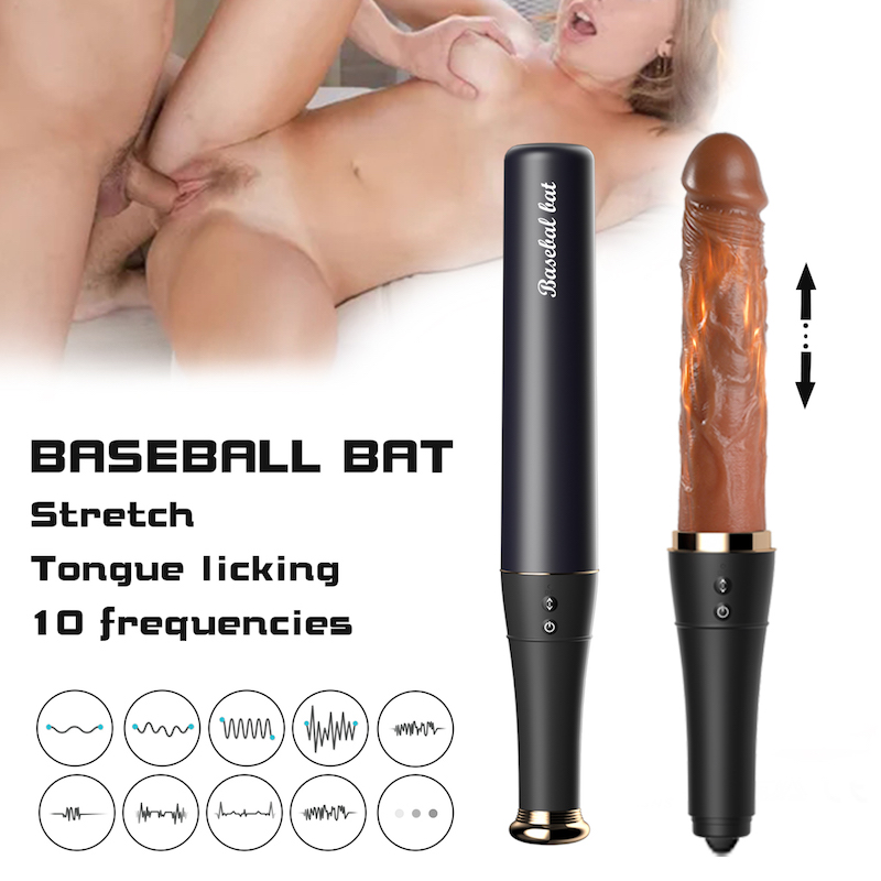 Dương vật giả 2 đầu Lilo Baseball Bat rung thụt liếm ngụy trang gậy bóng chày