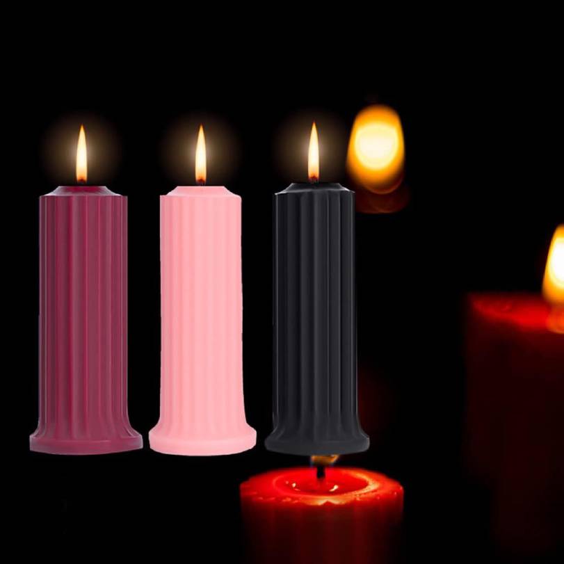 Nến tình dục sáp nhiệt độ thấp đèn cầy bạo dâm kích thích cảm giác waxplay an toàn