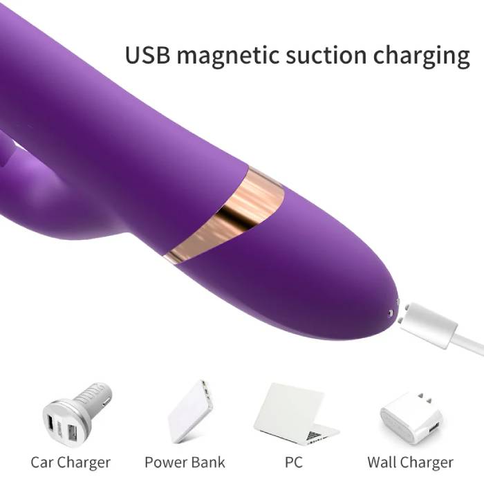 Dương vật giả Indulge rung thụt liếm dildo rabbit tai thỏ kích thích âm vật