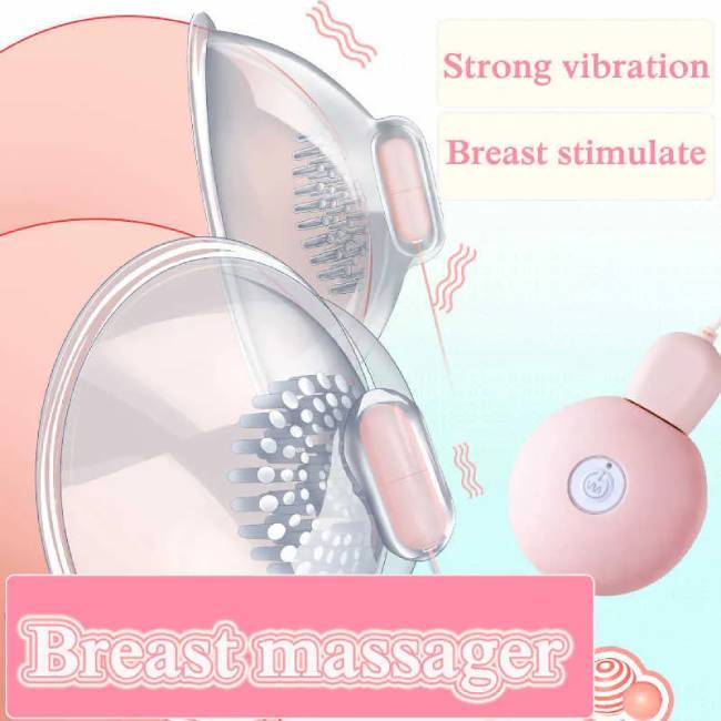 Máy rung massage vú đầu ti 3 in 1 điều khiển remote kích thích nhũ hoa