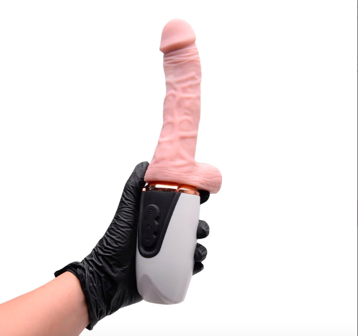 Dương vật giả Dibe Madge rung thụt tỏa nhiệt sạc USB siêu mềm mại Dương vật giả Dibe Madge rung thụt tỏa nhiệt sạc USB siêu mềm mại