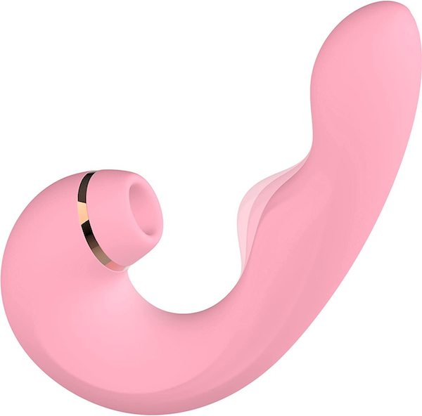 Dương vật giả 3 trong 1 Hannibal bú hút rung điểm G silicon