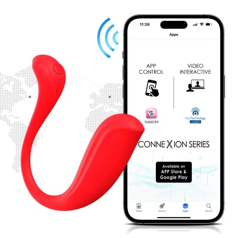 Trứng rung 2 đầu Svakom Phoenix Neo 2 điều khiển qua app điện thoại