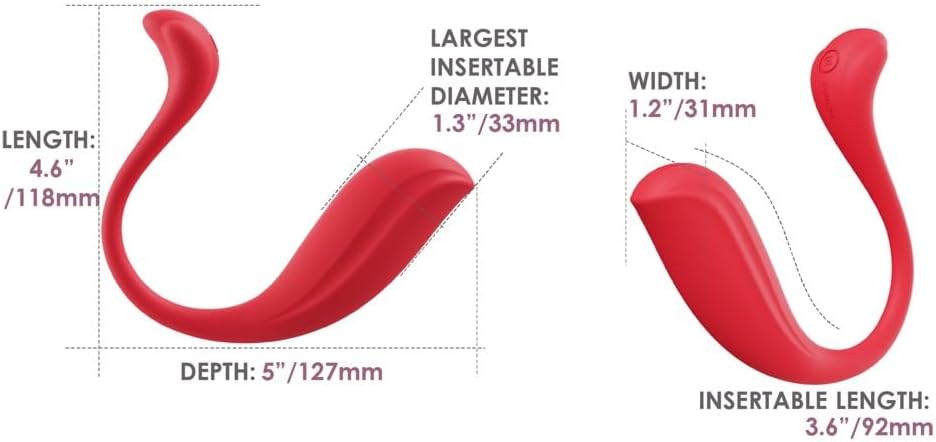 Trứng rung 2 đầu Svakom Phoenix Neo 2 điều khiển qua app điện thoại